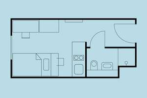 Nachmieter gesucht! Vollmöbliertes Student-Apartment im "The FIZZ" München (ab 01.09) – Hanebergstraße 2, 80637 Dom Pedro, München – Vorschaubild 5