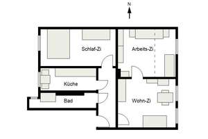 Nachmieter gesucht für 3-Zi-Whg, hell, Linden-Nord – Die vollständige Adresse der Immobilie erhältst du vom Anbieter., 30451 Linden-Nord, Hannover – Vorschaubild 10