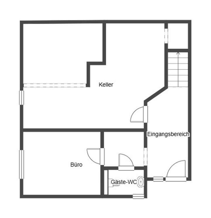 Grundriss Skizze UG