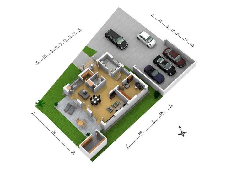 Grundriss Straßenebene