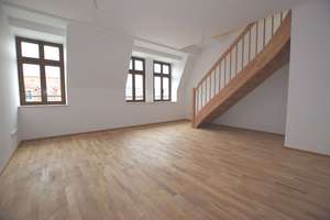 Helle und freundliche Maisonette Wohnung mit Einbauküche und Balkon in beliebter Wohnlage – Zweinaundorfer Str. 14, 4318 Anger-Crottendorf, Leipzig – Vorschaubild 1