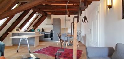 Traumhafte Dachgeschosswohnung inmitten des historischen Altstadtkernes von Eppingen.