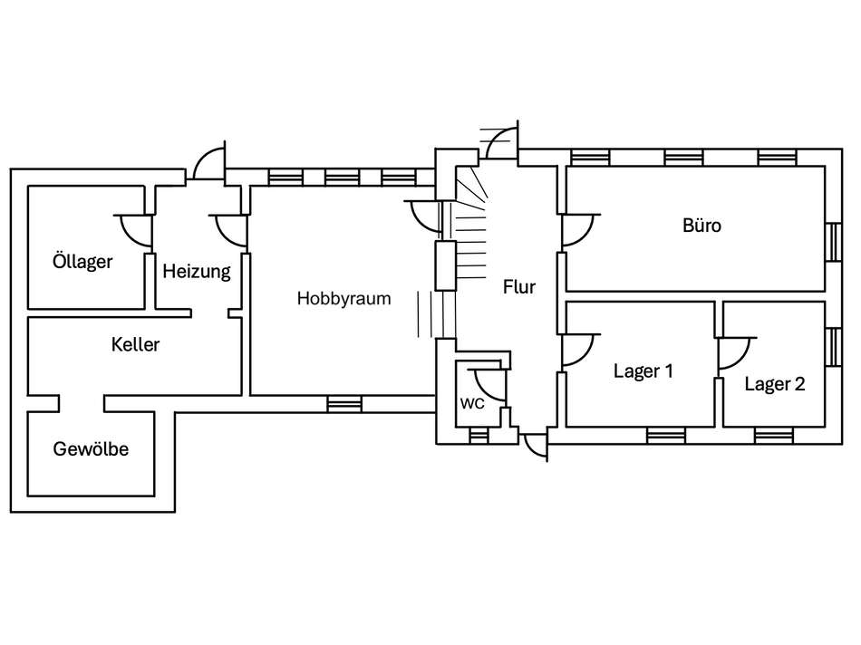 Erdgeschoss / Hochparterre