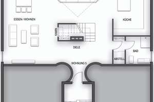 Raum & Design: 4,5 Zi-Penthouse-Maisonette. Kamin. Dachterrasse. Loggia. 3 Bäder. Garage. – 40489 Angermund, Düsseldorf – Vorschaubild 24