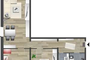 Lichterfüllte 3-Raum-Wohnung nahe Zentrum – Apollostr. 17, 9111 Zentrum, Chemnitz – Vorschaubild 6