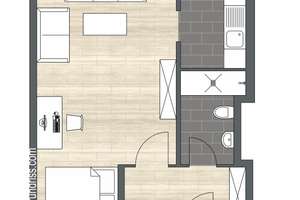 1-Zimmer-Appartement in Solingen. – Die vollständige Adresse der Immobilie erhältst du vom Anbieter., 42651 Solingen-Mitte, Solingen – Vorschaubild 4