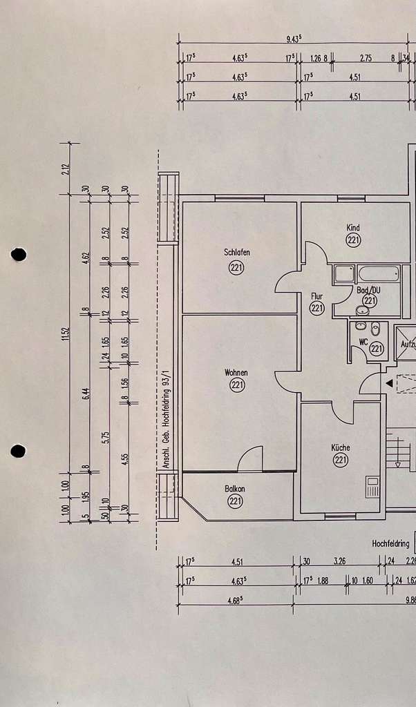 Immobilie in Hügelsheim - Helle 3-Zimmer Wohnung im 3. OG mit Balkon in Hügelsheim - Bild 3