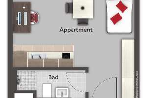 Moderne Etagenwohnung zur Miete mit Balkon in Leipzig Südvorstadt - Wentzel Dr. – Bornaische Straße 10-16, 4277 Connewitz, Leipzig – Vorschaubild 9