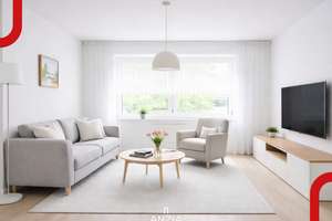 Hell, gepflegt und gut geschnitten – 3-Zimmer-Wohnung mit Balkon in Düsseldorf-Wersten