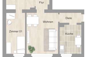 Wohnen mit Charakter: 3-Zimmer-Wohnung in Essen-Rüttenscheid ab dem 01.11. verfügbar – Johannastraße 29, 45130 Rüttenscheid, Essen – Vorschaubild 19