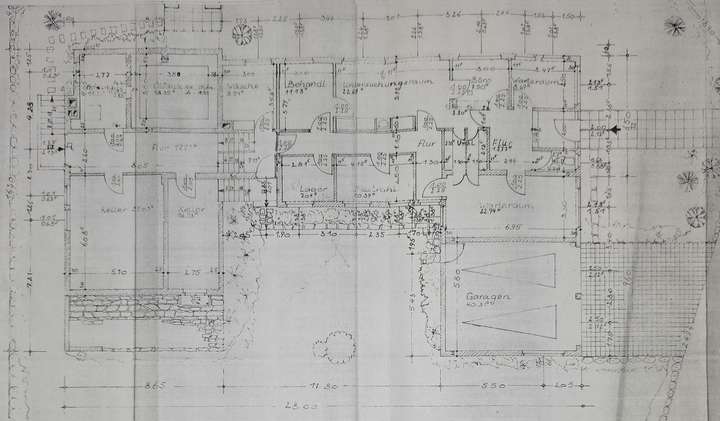 Grundriss Keller - Arztpraxis