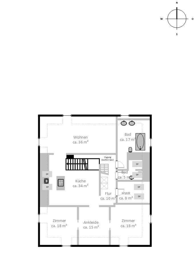Dachgeschoss | Grundrissvarian