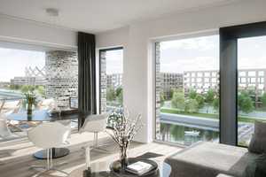 Ein Platz zum Auftanken - Bezug ab Sommer 25 / Großzügige 2-Zi.-Wohnung + Balkon / AQA Zollhafen Mz – An den Rheinwiesen / Rotterdamer Platz -, 55120 Mainz – Vorschaubild 13