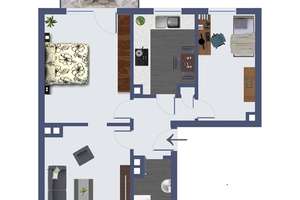 Gepflegte 3 Zi. ETW mit Balkon in Mannheim-Almenhof!! – Die vollständige Adresse der Immobilie erhältst du vom Anbieter., 68199 Neckarau, Mannheim – Vorschaubild 2
