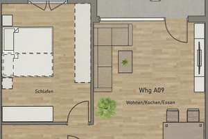 Moderne 2-Zimmer-Neubau-Wohnung mit Küche, Balkon und 2 Stellplätzen in Nürtingen-Oberensingen – 72622 Nürtingen – Vorschaubild 16