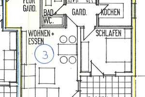 Gepflegte 2-ZKB im 1. OG mit Einbauküche + Balkon / Stellplatz in Heidelberg-Rohrbach – Karlsruher Straße 55, 69126 Rohrbach, Heidelberg – Vorschaubild 2