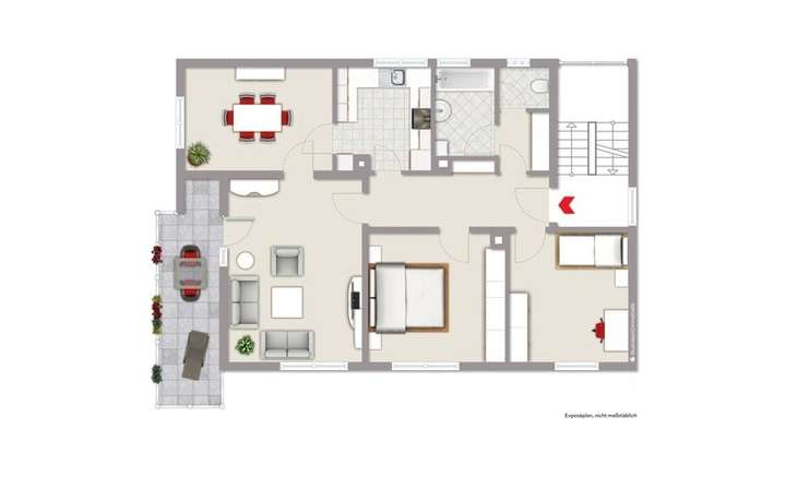 Grundriss Obergeschoss