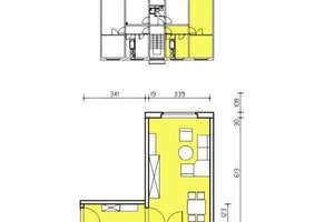 schön geschnittene 2 Zimmer Wohnung