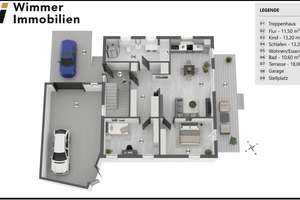 Lichtdurchflutetes Neubau EFH mit Wellness Oase & modernster Ausstattung in Eberspoint-Velden – Die vollständige Adresse der Immobilie erhältst du vom Anbieter., 84149 Velden – Vorschaubild 18