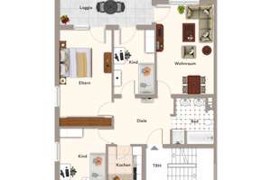die Größe ist überzeugend...Doppelhaus mit Dachwohnung in Brand – Die vollständige Adresse der Immobilie erhältst du vom Anbieter., 90542 Eckental – Vorschaubild 4