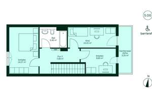 Maisonettewohnung mit Balkon und Dachterrasse sowie zwei Bädern – Lilli-Marx-Straße 2, 40597 Benrath, Düsseldorf – Vorschaubild 12