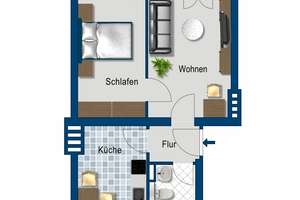 Deine Wohnung mit Badewanne – Brändströmweg 8, 39114 Cracau, Magdeburg – Vorschaubild 2