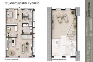 Nordseeluft & Wohnkomfort - Haus 1 (Endreihenhaus) – Selliner Weg 1, 25761 Büsum – Vorschaubild 4