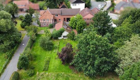 Bild von Fachwerkhaus mit Nebengebäuden, Stall & Werkstatt – Ideal für Visionäre