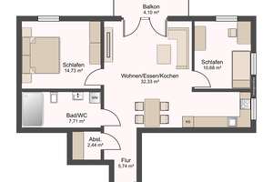 Wohnen in Bestlage Eibach – Exklusiver Neubau in der Sömmerringstraße 3 – Die vollständige Adresse der Immobilie erhältst du vom Anbieter., 90451 Eibach, Nürnberg – Vorschaubild 5