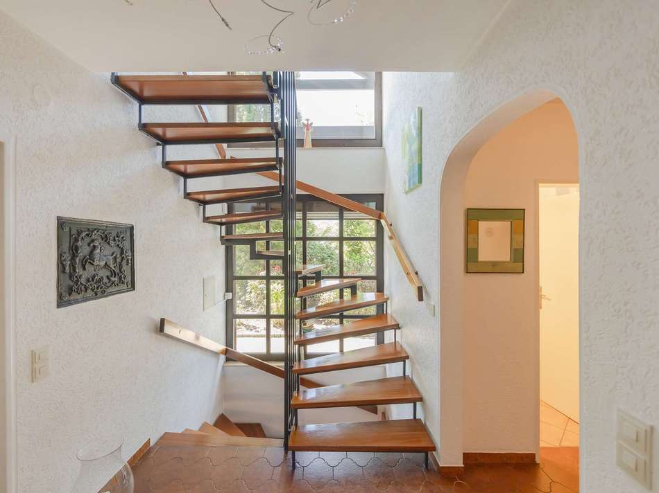 Treppenhaus mit viel Tageslich
