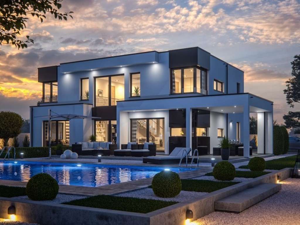 Immobilie in Mulfingen - Design-Traumhaus mit Blick in die Ferne - Bild 0