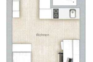Modernes 1-Zimmer-Apartment für Studenten / Auszubildende mit Balkon, Dachterrasse & Top-Lage  – Steinhauser Straße 1, 81677 Steinhausen, München – Vorschaubild 10