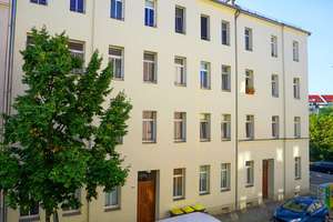 3-Zimmer Hochparterre Wohnung mit Südbalkon in Eutritzsch