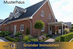 Provisionsfrei für Käufer! Hochwertige Neubau-Doppelhaushälfte im Emsland – Die vollständige Adresse der Immobilie erhältst du vom Anbieter., 26907 Walchum – Vorschaubild 1