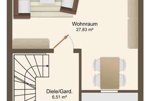 Reihenhaus in Mainz-Gonsenheim, 141 m² auf vier Ebenen, Modernisierungsbedarf eingepreist – Die vollständige Adresse der Immobilie erhältst du vom Anbieter., 55124 Gonsenheim, Mainz – Vorschaubild 19