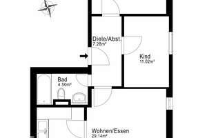 Bezugsfreie und gut geschnittene 3-Zimmer-Wohnung mit grosszügigem Balkon in Bogenhausen/Oberföhring – Die vollständige Adresse der Immobilie erhältst du vom Anbieter., 81925 Oberföhring, München – Vorschaubild 15