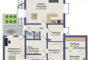 Charmantes Einfamilienhaus mit viel Platz und zahlreichen Besonderheiten in München-Waldtrudering! – Von-Erckert-Str. 15 b, 81827 München – Vorschaubild 6
