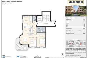 Lichtdurchflutete 3-Zimmer-Wohnung mit Südwestbalkon – Marlene-Dietrich-Allee 21, 14482 Babelsberg Süd, Potsdam – Vorschaubild 7