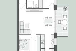 Bonndorf - Neubau altersgerechte 3-Zimmerwohnung DG -84m² KFW 40 QNG Standard – Die vollständige Adresse der Immobilie erhältst du vom Anbieter., 79848 Bonndorf im Schwarzwald – Vorschaubild 2