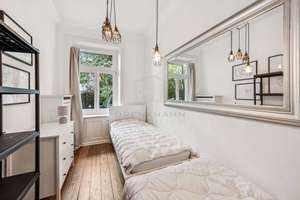Möblierte 4,5‑Zimmer Altbau‑Erdgeschosswohnung mit zwei Terrassen in begehrter Lage – Die vollständige Adresse der Immobilie erhältst du vom Anbieter., 20251 Hoheluft-Ost, Hamburg – Vorschaubild 9