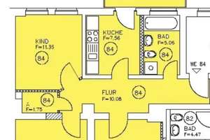 3 Raum Wohnung Balkon, Stellplatz, Stadtfeld Ost Küche möglich – Große Diesdorfer Str. 8, 39108 Stadtfeld Ost, Magdeburg – Vorschaubild 8