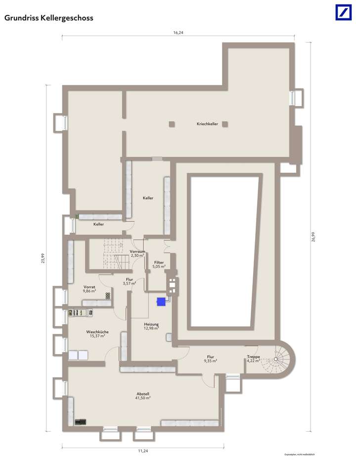 Grundriss Kellergeschoss