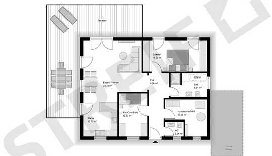 Bild von Traumbungalow als Effizienzhaus mit Top Ausstattung incl. Grundst.