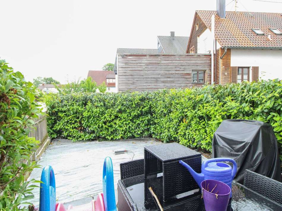Terrasse und Garten