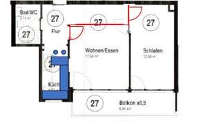 Erstbezug nach Sanierung! Super WG tauglich! inkl EBK! 2-ZKB Wohnung mit Balkon *Provisionsfrei! – Die vollständige Adresse der Immobilie erhältst du vom Anbieter., 81243 Pasing, München – Vorschaubild 25