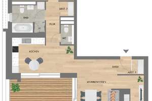 Erstbezug Viktoria-Viertel, 2-Zi. Penthouse – Augustastraße 8, 65189 Südost, Wiesbaden – Vorschaubild 22