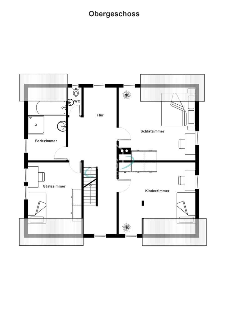 Grundriss Obergeschoss