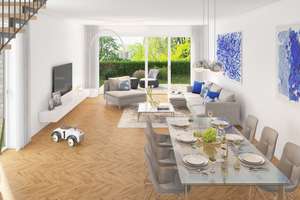 Wohnen wie im Einfamilienhaus, sep. Eingang, Direktzugang z. Keller/Hauswirtschaftsraum – Lütticher Straße 3, 40545 Niederkassel, Düsseldorf – Vorschaubild 2