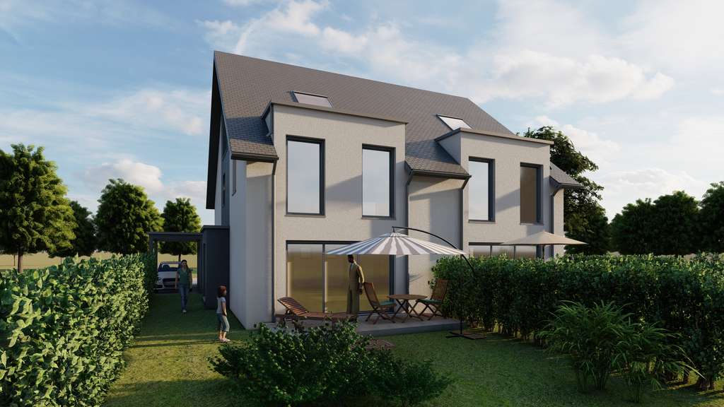 Immobilie in Willstätt - Grün. Ruhig. – KfW 40 Doppelhaushälfte inkl. Bauplatz & Genehmigung - Bild 1