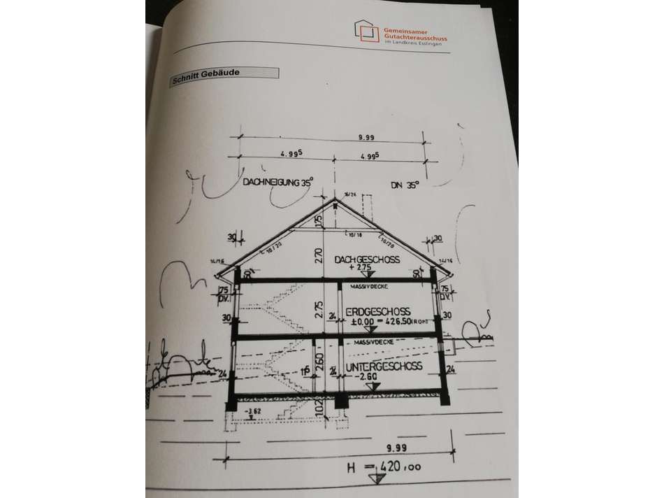 Grundriss Seitenansicht
